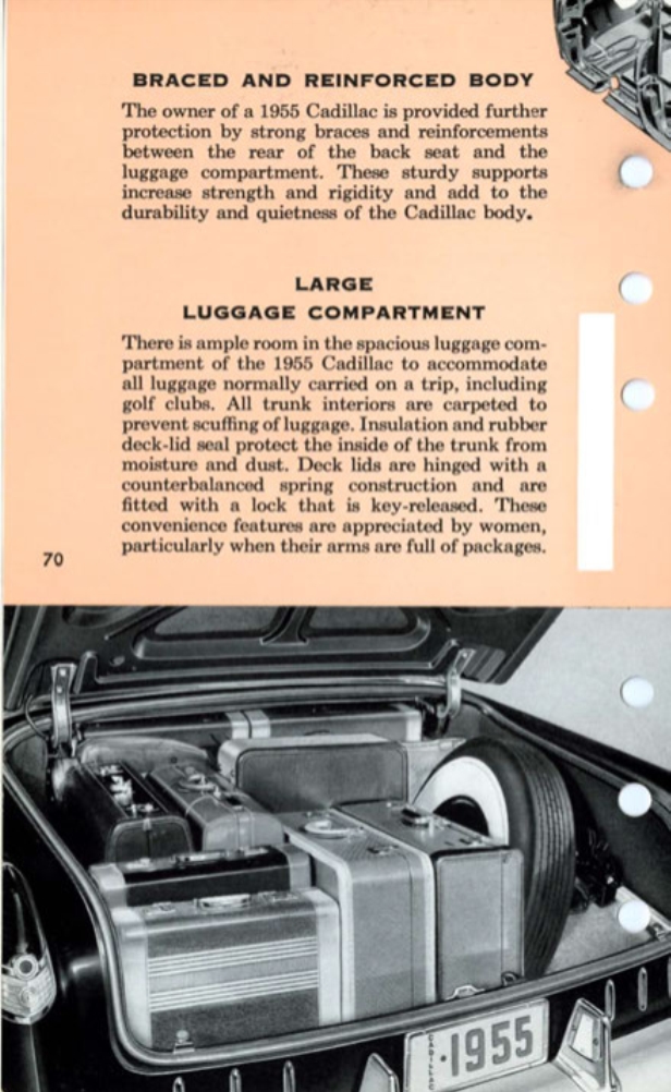 1955 Cadillac Salesmans Data Book Page 33